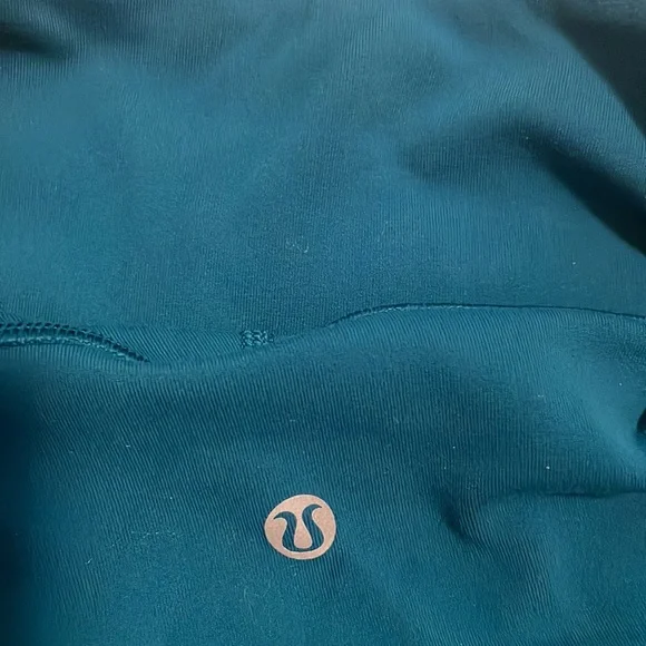 Lululemon Blue Reversible Leggings - Picture 5 of 8